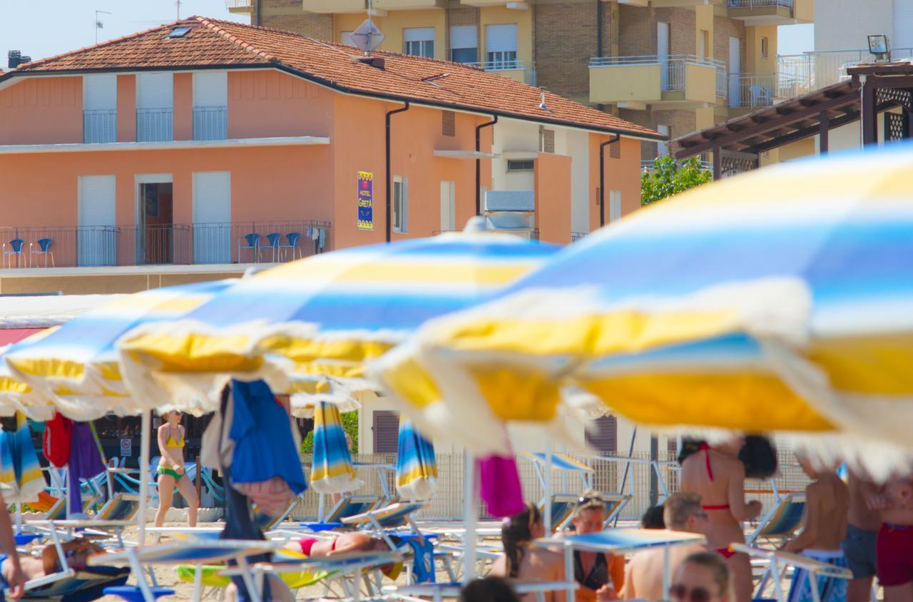Hotel Greta B&B Rimini Dış mekan fotoğraf